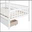 Lit en bois avec deux tiroirs-602569203