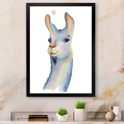 Adorable personnage de lama III - peinture