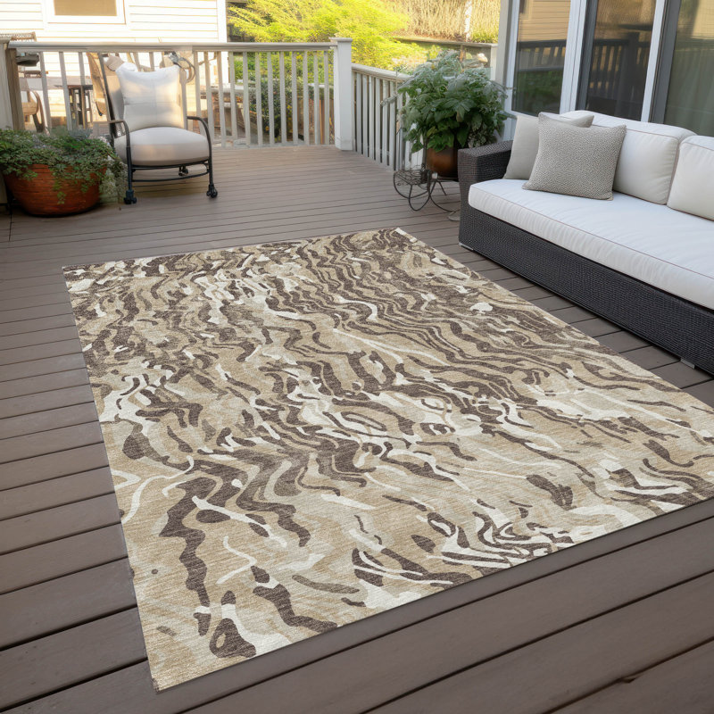 Tapis lavable intérieur / extérieur Saphara , 10 pi x 14 pi