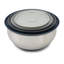 Joseph Joseph Nest Prep&Store 8-Piece Stainless Steel Bowl Set with Lids