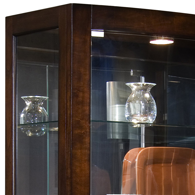 Vitrine Goode incurvée à 5 tablettes Goode