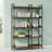 Bookcases And Bookshelves Triple Wide 5 Tiers Industrial Bookshelf, Large Etagere Bookshelf Open Display Shelves With Metal Frame For Living Room Bedroom Home Office