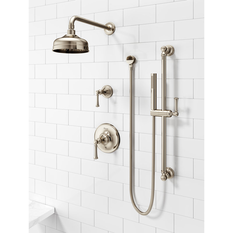 Tisbury Tub & Shower Faucet, Polished Nickel