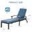 Outdoor Aluminum Chaise Lounge With Cushion-486247321
