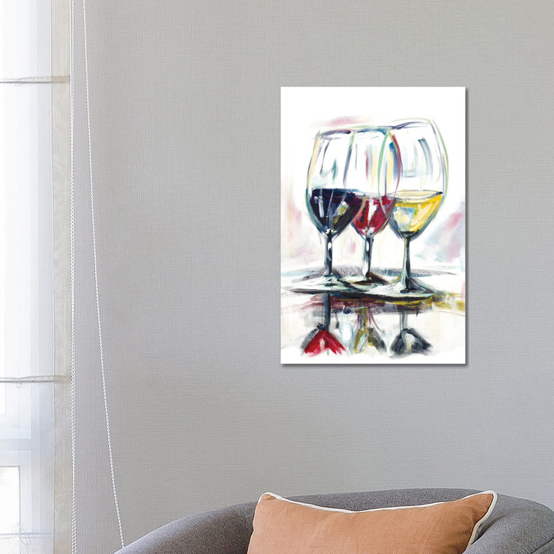 Time For Wine II by Andy Beauchamp - Painting on Canvas, 66.04 cm H x 45.72 cm W x 1.91 cm D, Wrapped Canvas