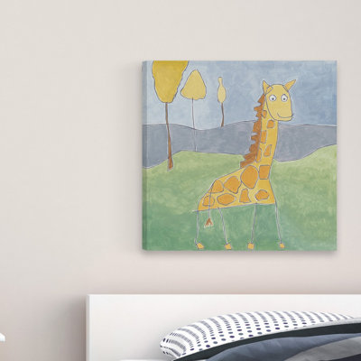 Pelaez Quinn's Giraffe Print on Wrapped Canvas