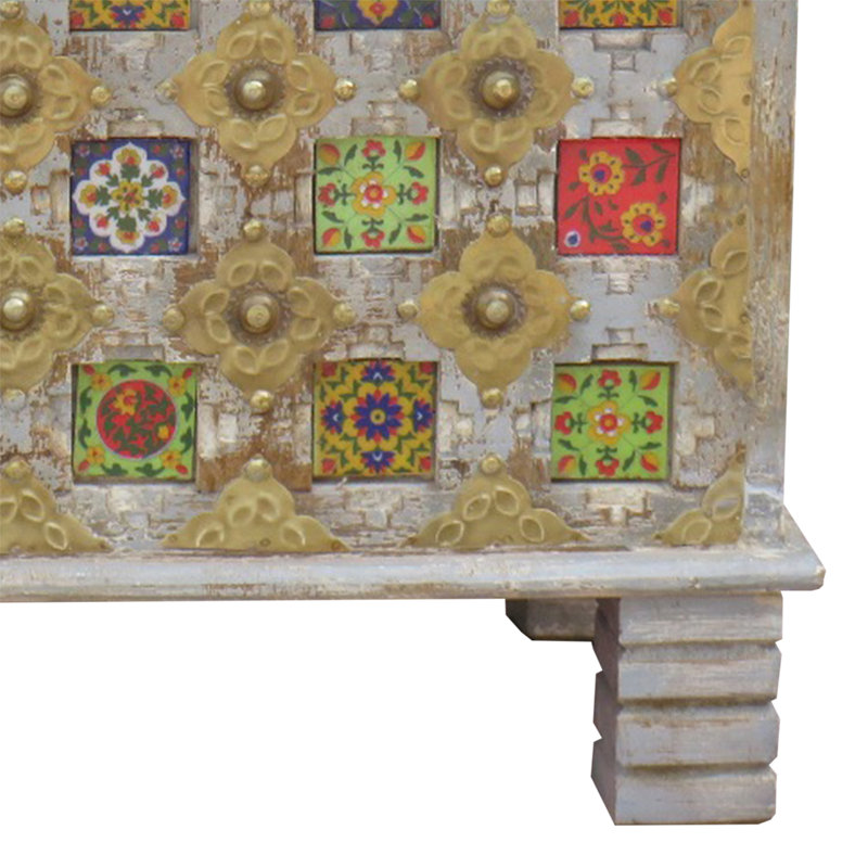 Hysham Blanket Chest, Grey/Aged