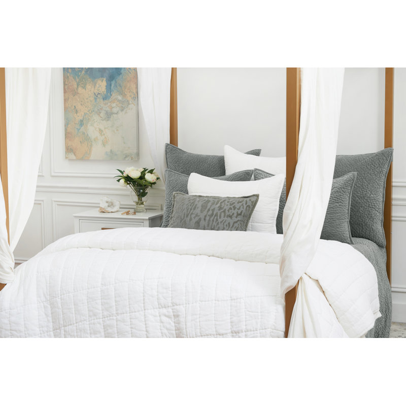 Avon Throw Pillow, Silver