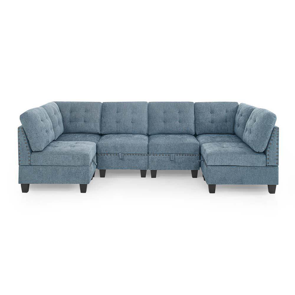 Latitude Run® U shape Modular Sectional Sofa,DIY Combination - Wayfair ...