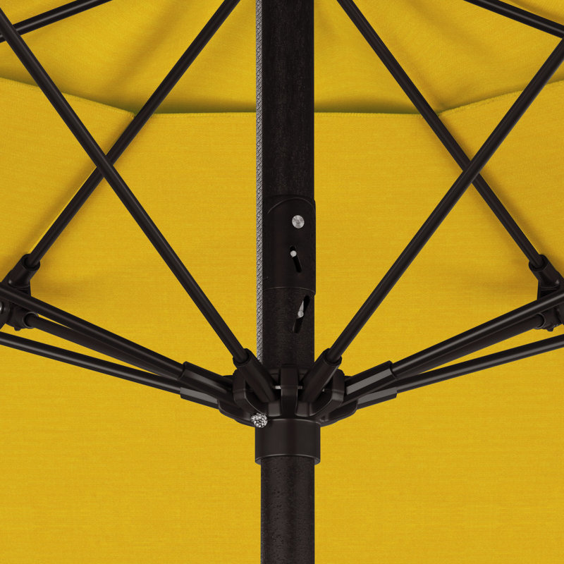 Parasol de marché 9 pi Murrey, Toile Sunbrella® jaune tournesol