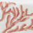 Seaside Embroidered Coral Table Runner
