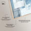 «Poids de glace», art abstrait bleu par Art Remedy, cadre blond, 31 x 46-16931343-16931329