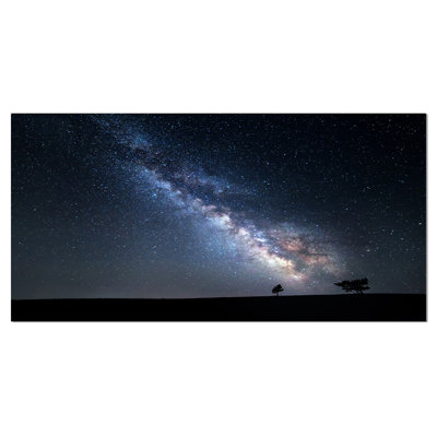 Wrapped Canvas Graphic Art Print - Summer Night with Stars Crimea