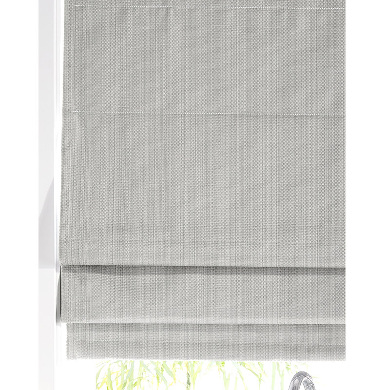 Toile d'ombrage romaine obscurcissante, l 23 po x L 64 po, gris