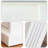 White Solid Wood Electric Fireplace