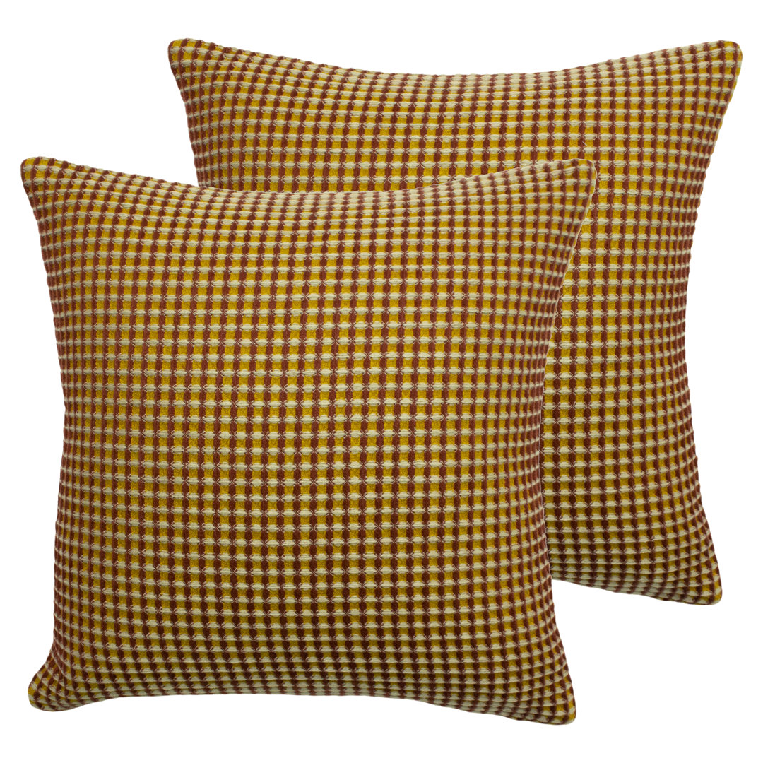 Geometric Square Cushion