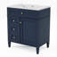 Meuble-lavabo de 30 po avec lavabo supérieur-626329276