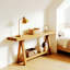 Table basse de style bois naturel pour le salon | Idée de cadeau