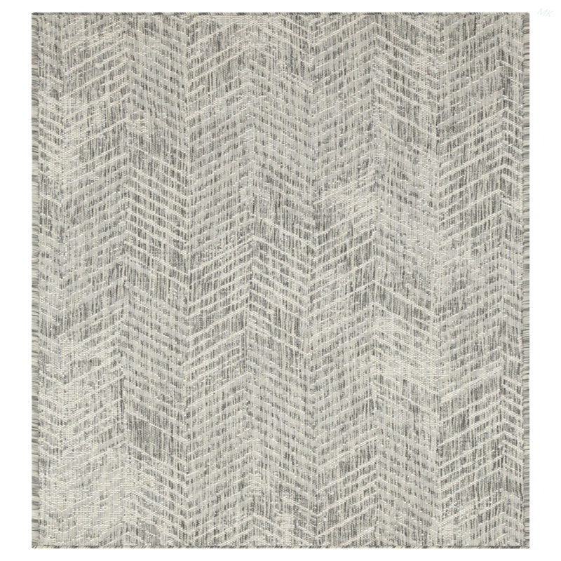 Sunshine GC_HAR2012 Silver 2 Ft. 7 In. X 7 Ft. 3 In. Indoor/Outdoor Area Rug, Silver, Runner 2'7" x 7'3"