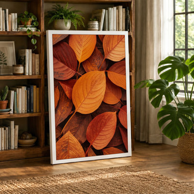 Autumn Leaf Study Botanical - Wrapped Canvas
