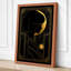 Golden Moon in Rest Art Deco - Wrapped Canvas-1918657220-1918657247