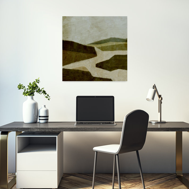 Art contemporain contemporain contemporain abstrait cheval, H 18 po x l 18 po
