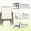 Ensemble de bistro 3 pièces Outsunny-1938007887