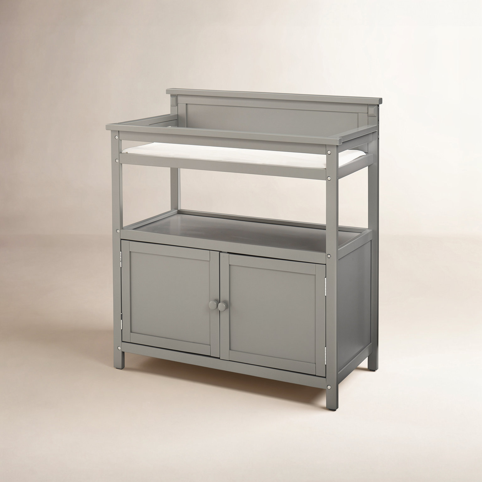 Armandale Teagan Changing Table with Pad, Gray
