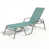 Dupione Aquamarine Sling/Matte Gray selected