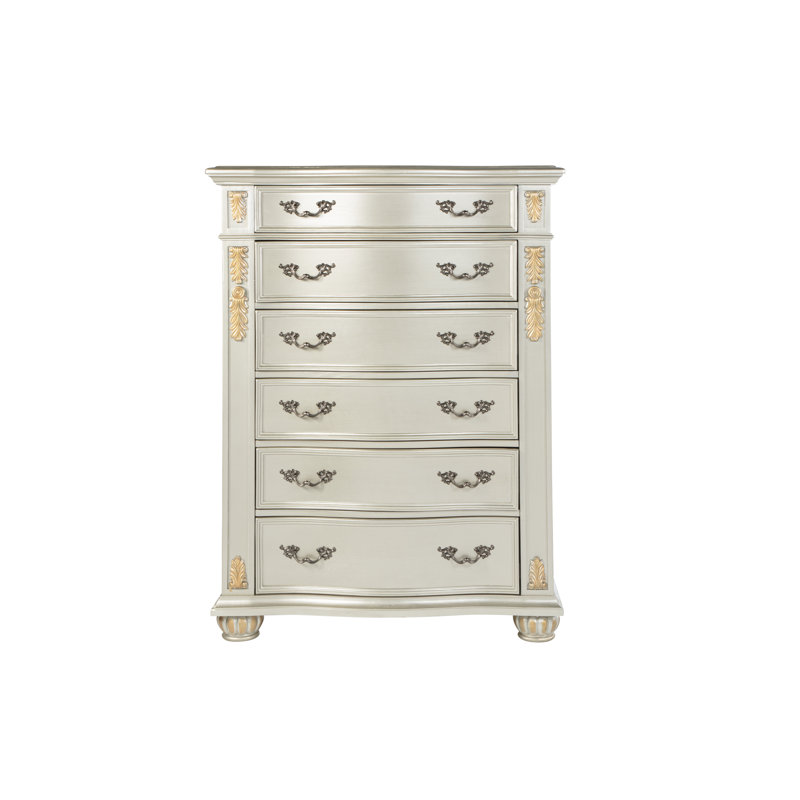 Fleur De Lis Living C623CC9D7B8A4BEFA9200622A0CEA7DE Chest, White
