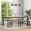 Metal Base Dining Table-1698938359-1698938356