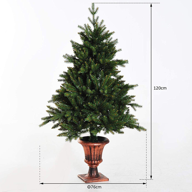 120cm H Lighted Artificial Spruce Christmas Tree