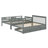 Kids Full Over Full Bunk Bed with Trundle-114851736