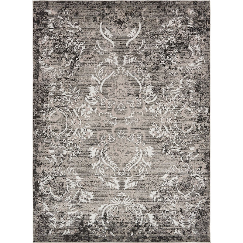 Tapis d'extérieur pour terrasse couleur fumée, Rectangle 9 pi x 12 pi