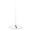  Outdoor Patio Hanging Egg Chair Stand with Heavy-Duty Steel Frame, Modern Style, White