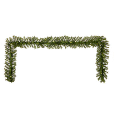 9ft. Norwood Fir Garland with Dual Color LED Lights