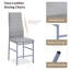 Aireona 45cm H Upholstered Metal Parsons Chair-2106579205-2106579326