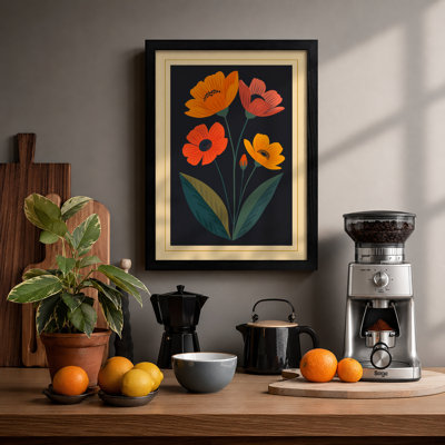 Colorful Cluster Botanical - Framed Print