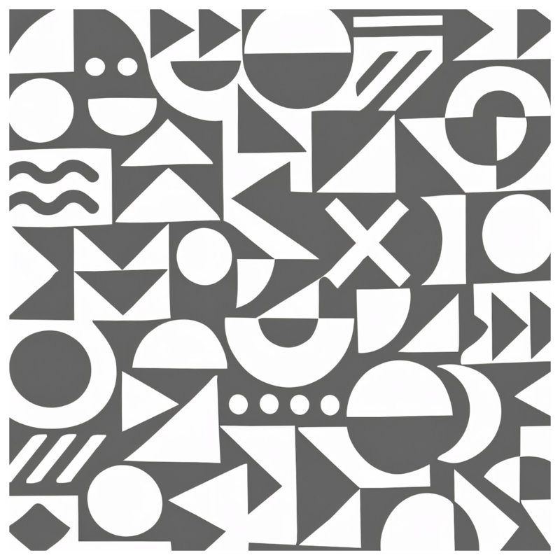 Rideaux de douche gris à formes géométriques très longs, 70in W x 84in H