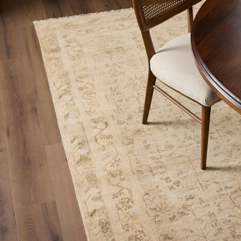 Sybil Hand-Knotted Rug-Sybil Natural-8'x10', Rectangle 10' x 14'