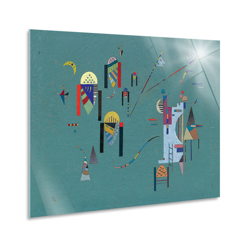 Vassily Kandinsky - No Frame Painting, Plastic/Acrylic, 70cm H x 100cm W