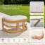 Ensemble de conversation en aluminium pour 5 personnes avec coussins et repose-pieds Sereno Patio-760706586