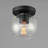 Glass Semi Flush Mount-2115017308