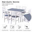 Metoyer Pine Solid Wood Dining Set-301102714-301102715