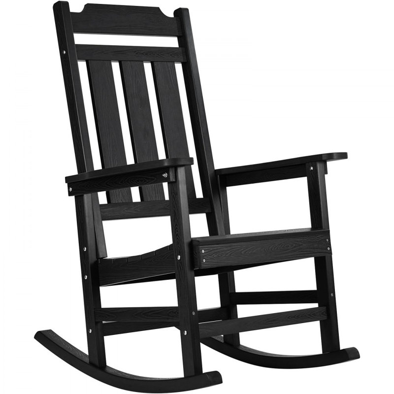 Chaise berçante d'extérieur à haut dossier 1 pièce 400 lb