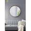 D39.4 "x3" Miroir rond en bois, miroir mural pour la salle de bain
