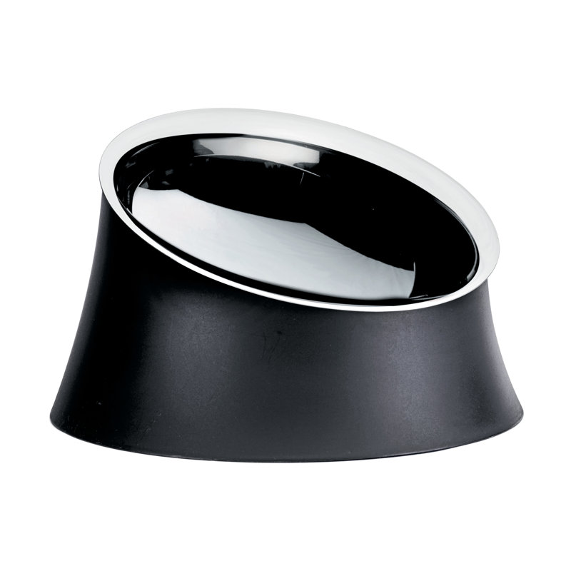 Wowl Dog Bowl, Black, 33 fluid oz