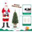 Lighted Artificial Spruce Christmas Tree