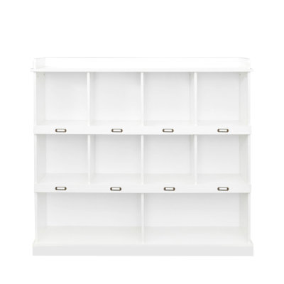 10-shelf Bookcase. Organize Your Belongings Easily. 15mm Particle Board, 3mm . . 52.91" X 12.12" 47.02 Storage For Various Items. Wooden Structure Wit