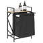 Laundry Basket 1 Compartment With Shelf